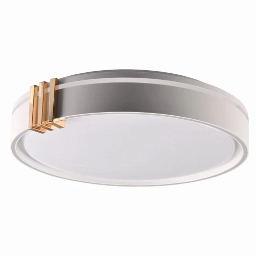 Plafon z pilotem IR ARLETTA 40 biały | szary LED Ø38 48W 3000-6000K IP44