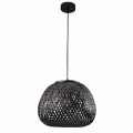 Lampa wisząca ZANZIBAR czarna Ø38 1xE27