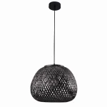 ZANZIBAR czarna Ø38 1xE27 lampa wisząca