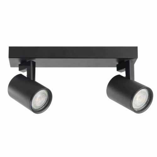 Lampa ścienno-sufitowa LYNX 2xGU10 czarna ruchoma