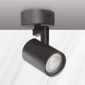 Lampa ścienno-sufitowa LYNX 1xGU10 czarna ruchoma