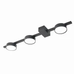 JOY czarna 3xGX53 żarówki w zestawie Lampa ścienno-sufitowa