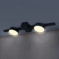 Lampa ścienno-sufitowa JOY czarna 2xGX53 żarówki w zestawie