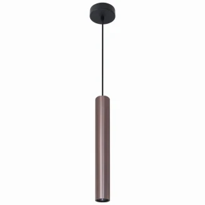 LUNGOMARE szaro-czarna 1xGU10 Lampa wisząca tuba