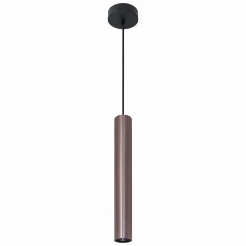 Lampa wisząca tuba LUNGOMARE szaro-czarna 1xGU10