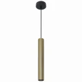 Lampa wisząca tuba LUNGOMARE złoto-czarna 1xGU10