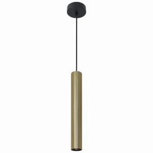 LUNGOMARE złoto-czarna 1xGU10 Lampa wisząca tuba