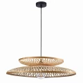 Lampa wisząca BALI beżowa Ø60 1xE27