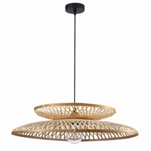 BALI beżowa Ø60 1xE27 Lampa wisząca