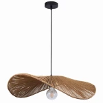 CAPRI beżowa Ø60 1xE27 Lampa wisząca