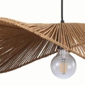 Lampa wisząca CAPRI beżowa Ø60 1xE27