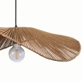 Lampa wisząca CAPRI beżowa Ø60 1xE27