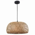 Lampa wisząca KORFU beżowa Ø38 1xE27