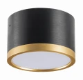Downlight, Tuba MIRELLA czarny-złoty Ø8,3cm