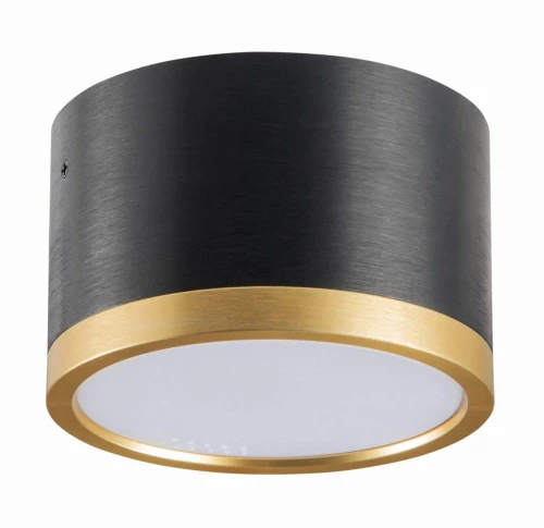 Downlight, Tuba MIRELLA czarny-złoty Ø8,3cm