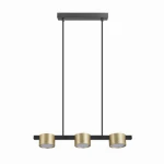 MIRELLA złoty-czarny 3xGX53 Lampa wisząca - żarówki LED w komplecie
