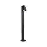 CAISSA antracyt wys. 80 cm. LED 9W 3000K IP44 Lampa zewnętrzna stojąca z czujnikiem zmierzchu