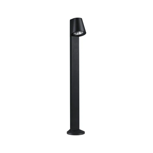 Lampa zewnętrzna stojąca z czujnikiem zmierzchu CAISSA antracyt wys. 80 cm. LED 9W 3000K IP44