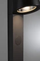 Lampa zewnętrzna stojąca z czujnikiem zmierzchu CAISSA antracyt wys. 80 cm. LED 9W 3000K IP44