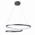Lampa wisząca ZEFIRA LED Ø60cm antracyt 52W 4000K