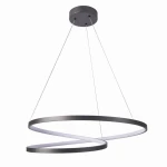 ZEFIRA LED Ø60cm antracyt 52W 4000K Lampa wisząca