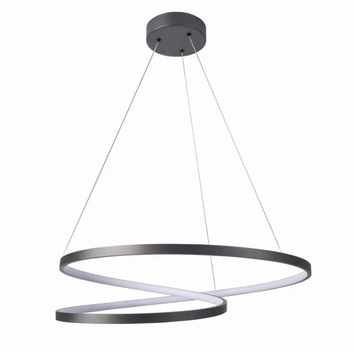 Lampa wisząca ZEFIRA LED Ø60cm antracyt 52W 4000K