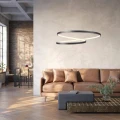 Lampa wisząca ZEFIRA LED Ø60cm antracyt 52W 4000K