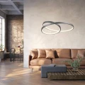 Lampa wisząca ZEFIRA LED Ø50cm antracyt 40W 4000K