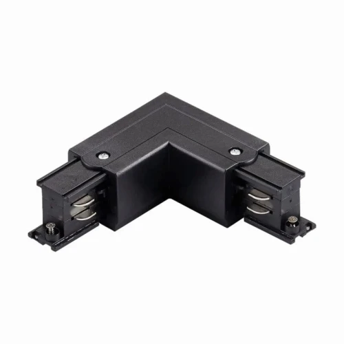 Łącznik kątowy L prawy czarny do szynoprzewodu 3-fazowego