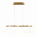 Lampa wisząca LED EMMA złota 4000K 38w 4450lm