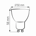 Platinum Żarówka LED GU10 10W 3000K 1000lm milky