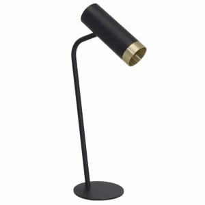 FADO czarno-złota 1xGU10 Lampa stołowa