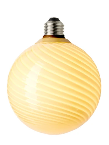 Żarówka dekoracyjna COLORS Candy beżowa Ø12,5cm, 3 step dim 3,5W 2700K