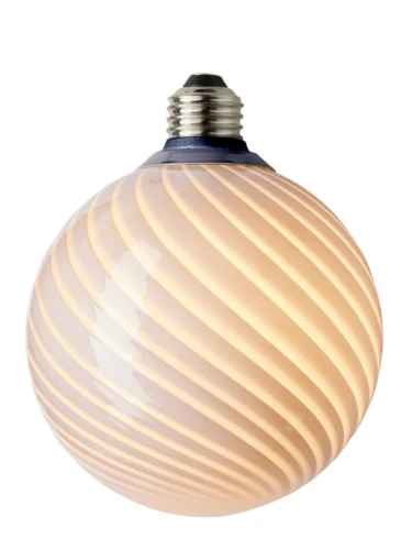 Żarówka dekoracyjna COLORS Candy szary Ø12,5cm, 3 step dim 3,5W 2700K