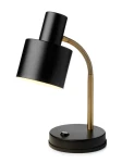Vogue czarny E27 Lampka stołowa