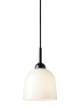 Lampa wisząca Glow czarny | opal Ø12 E14