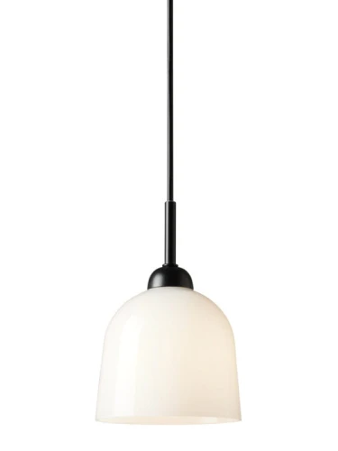 Lampa wisząca Glow czarny | opal Ø12 E14