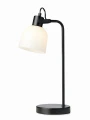 Lampka stołowa Glow czarny | opal Ø12 E14