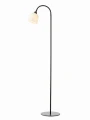 Lampa podłogowa Glow czarny | opal Ø12 E14