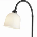 Lampa podłogowa Glow czarny | opal Ø12 E14