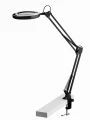 Lampa zaciskowa z lupą Magni Archi czarna Ø21,5cm. LED 7W 3000K