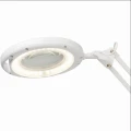 Lampa zaciskowa z lupą Magni Archi biała Ø21,5cm. LED 7W 3000K