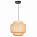 Lampa wisząca BERTA XL naturalny - jasny brąz Ø50cm. 1xE27 goldlux 330635 | 5901508330635