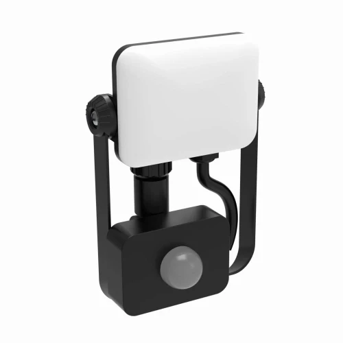 Naświetlacz z czujnikiem ruchu i zmierzchu LED Milky 10W PIR 4000K 900lm IP65 goldlux