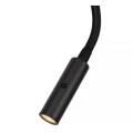Lampa podłogowa z wysięgnikiem typu snake MAGIC czarny | beżowy E27 + LED 3W 2700K lucide