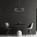 Lampa wisząca LEA 1 złota Ø 50cm. LED 20W 4000K goldlux