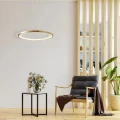 Lampa wisząca LEA 1 złota Ø 50cm. LED 20W 4000K goldlux