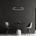 Lampa wisząca LEA 1 nikiel Ø 50cm. LED 20W 4000K goldlux