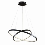 LEA 2 czarna Ø 60cm. LED 35W 4000K Lampa wisząca