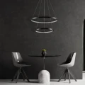 Lampa wisząca LEA 2 czarna Ø 60cm. LED 35W 4000K goldlux